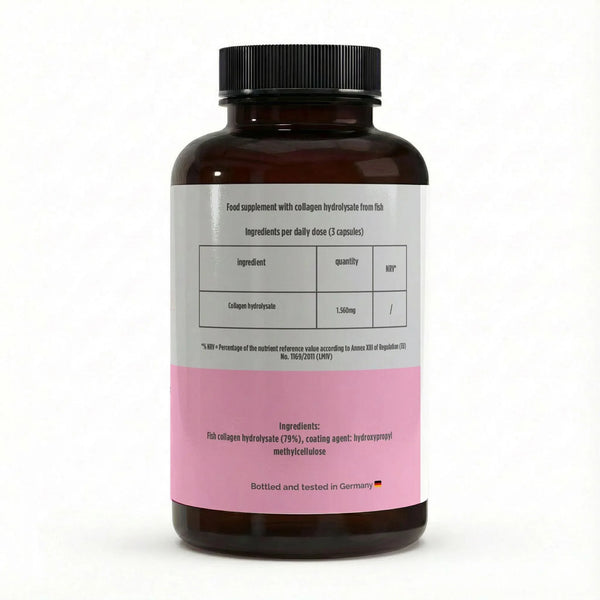 Marine Collagen Peptides (2000-5000 DA) - 120 Capsules Marine Collagen Capsules