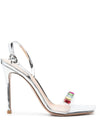 Gianvito Rossi Gianvito Rossi Ribbon Candy 105mm crystal-embellished sandals