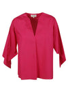 Psophia Psophia Cotton v-neck top