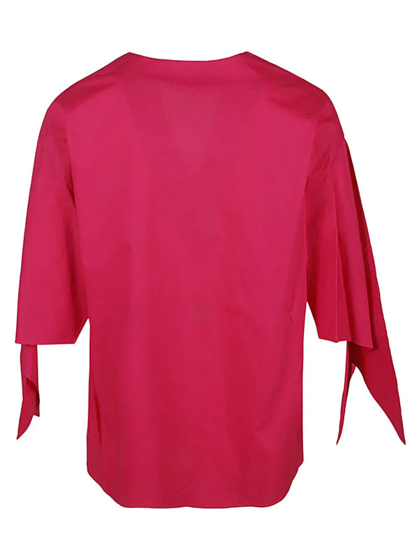 Psophia Psophia Cotton v-neck top