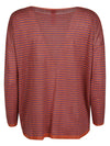 Alessandro Aste Alessandro Aste Boat neck striped linen sweater