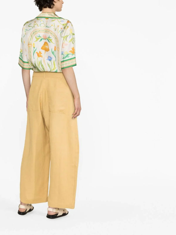 Studio Nicholson PRE Studio Nicholson Pre Conscious Criteria page Wide leg cropped cotton trousers