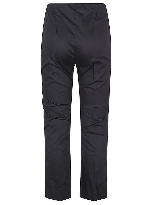 Liviana Conti Liviana Conti Cotton blend cropped flared trousers