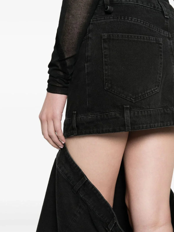 The Attico The Attico Denim skirt