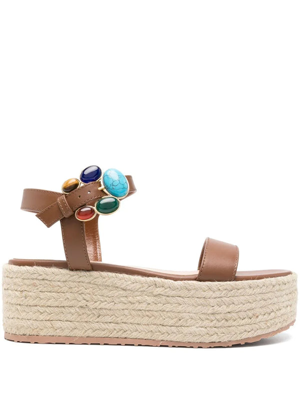 Gianvito Rossi Gianvito Rossi Gianvitp Rossi stone-embellished espadrilles