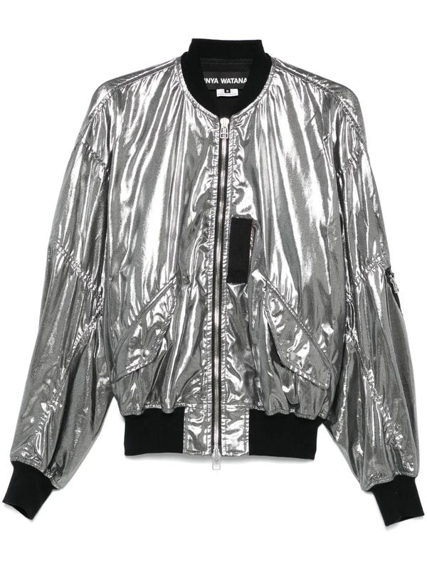 Junya Watanabe Junya Watanabe Metallic effect bomber jacket
