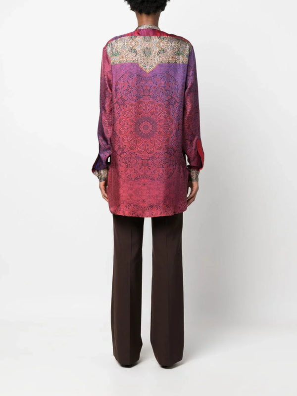 Pierre Louis Mascia Pierre Louis Mascia Printed silk shirt