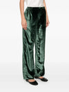 F.R.S . F.R.S . Velvet high-waisted trousers