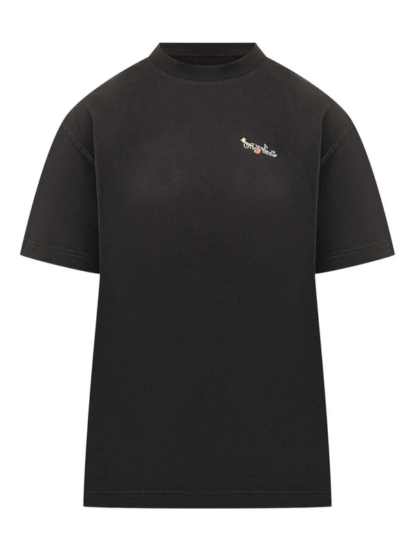 Off White Off White Arrow Glass Flower cotton t-shirt