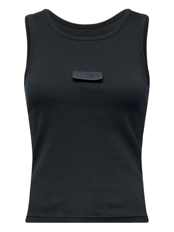 MM6 Maison Margiela MM6 Maison Margiela Logo cotton tank top