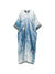 V-neck short sleeves Printed silk dress