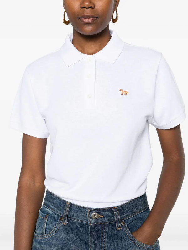 Maison Kitsuné Maison Kitsuné Baby Fox-motif Polo Top