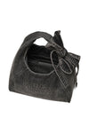 Marc Jacobs Marc Jacobs The Bow Denim Mini Sack Bag