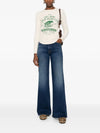Mother Mother The Hustler Roller Sneak denim jeans