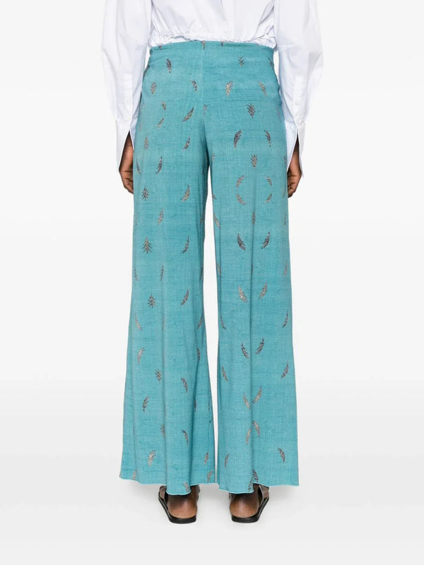 Pierre Louis Mascia Pierre Louis Mascia Printed silk trousers
