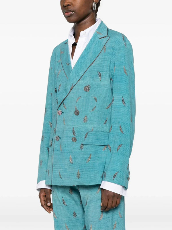 Pierre Louis Mascia Pierre Louis Mascia Printed silk jacket
