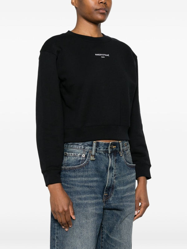 Maison Kitsuné Maison Kitsuné cropped sweatshirt