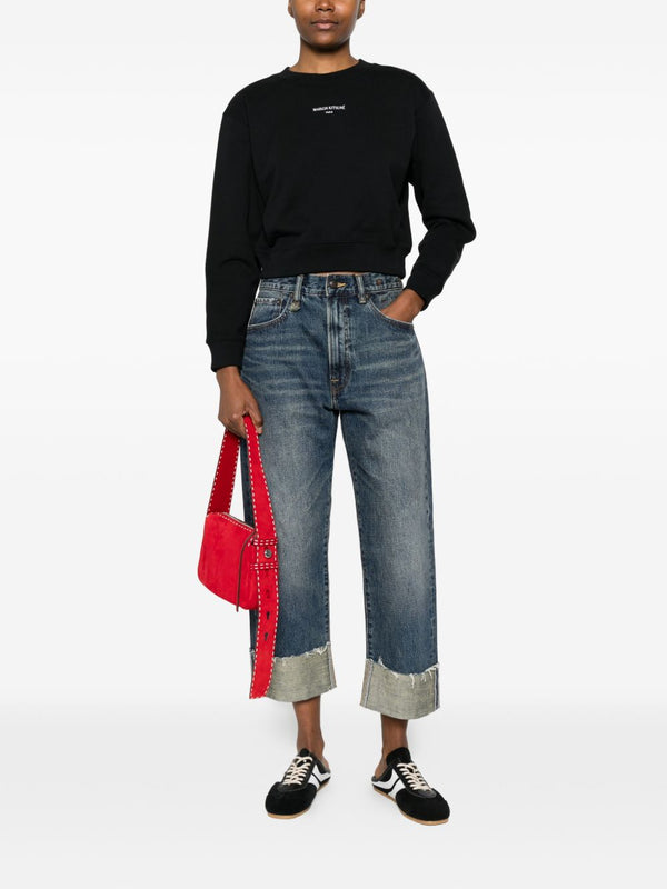 Maison Kitsuné Maison Kitsuné cropped sweatshirt