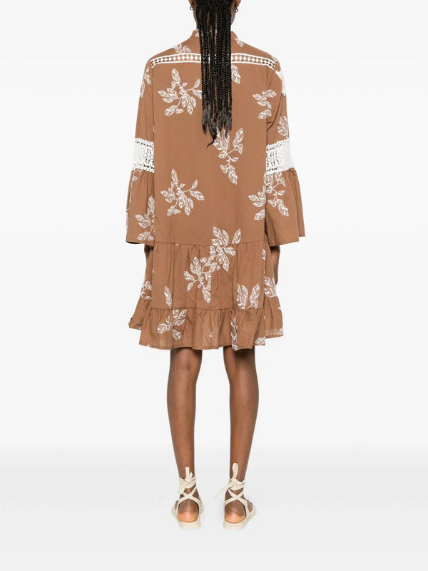 BYE Bye Printed cotton dress