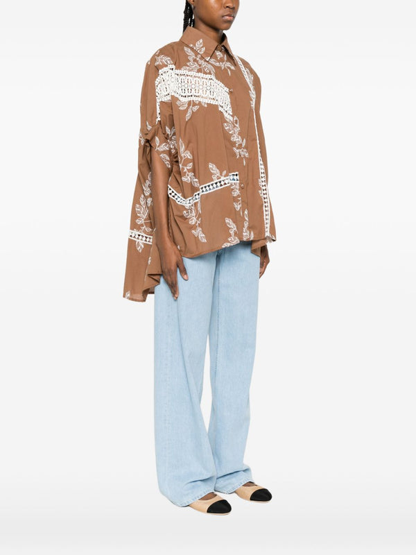 BYE Bye Printed cotton shirt