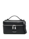 Emporio Armani Emporio Armani Nappa Leather Shoulder Vanity Case