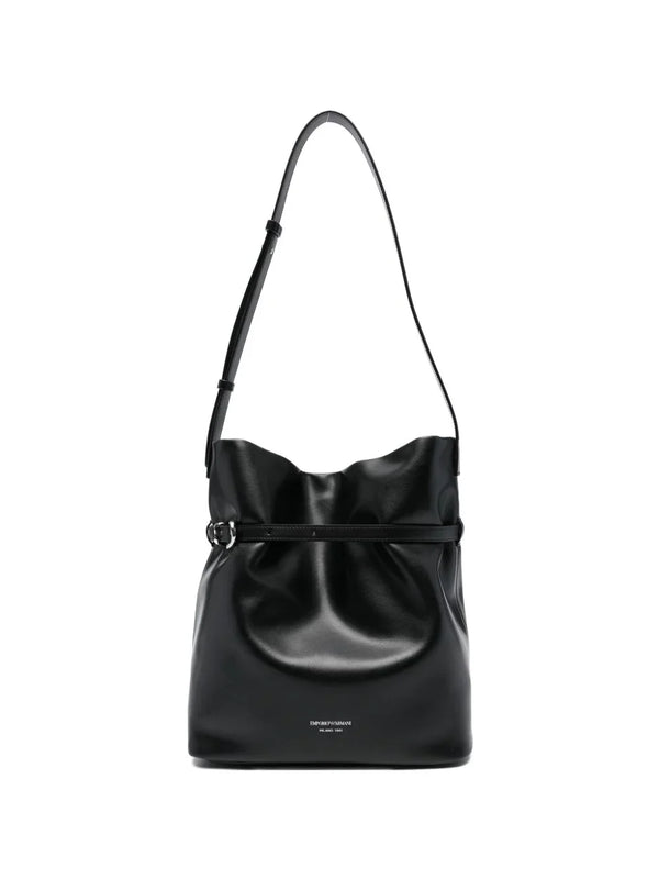 Emporio Armani Emporio Armani Leather Bucket Bag