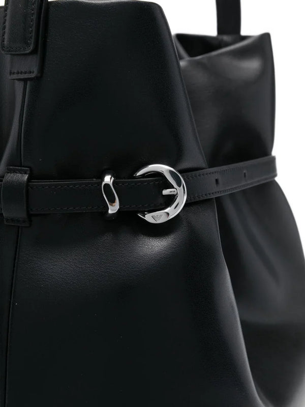 Emporio Armani Emporio Armani Leather Bucket Bag