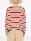 Beyou Beyou Cashmere and cotton striped sweater