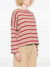 Beyou Beyou Cashmere and cotton striped sweater