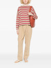 Beyou Beyou Cashmere and cotton striped sweater