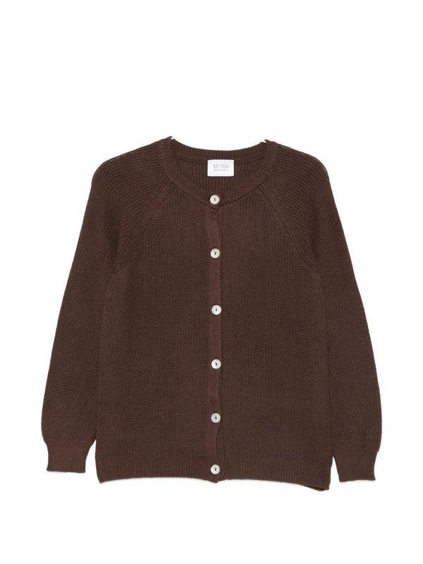 Beyou Beyou Cotton and cashmere cardigan