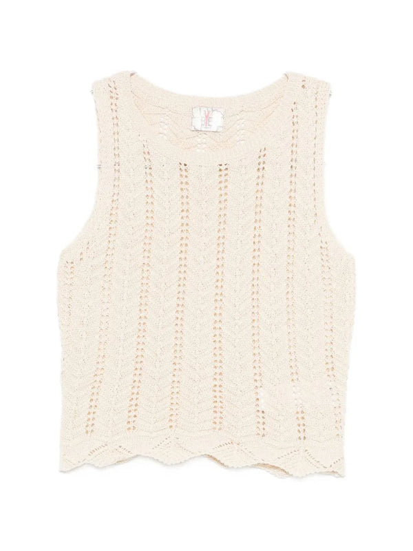 BYE Bye Knitted cotton top