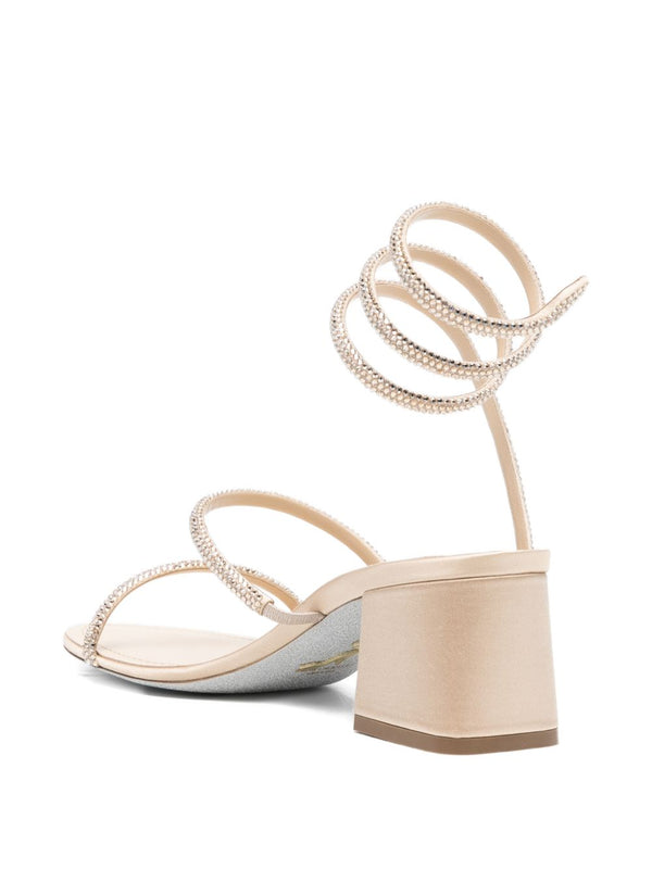 René Caovilla René Caovilla René Caovilla Cleo satin sandals