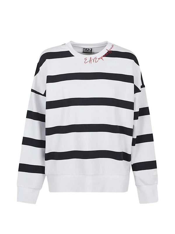 EA7 Ea7 Cotton crewneck sweatshirt