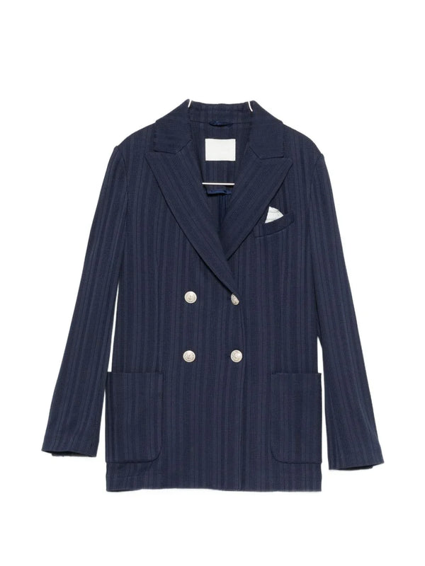 Circolo 1901 Circolo 1901 Cotton double-breasted jacket