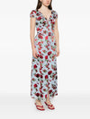 Alice + Olivia Alice + Olivia Tara printed long dress