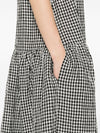 Apuntob Apuntob Checked Cotton Midi Dress