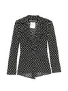 Junya Watanabe Junya Watanabe Polka-Dot Ruffled Jacket