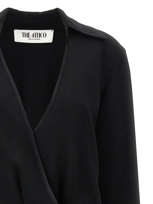 The Attico Wrap Dress