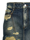 Marc Jacobs Marc Jacobs The Rip And Repair Straight Jean Skirt