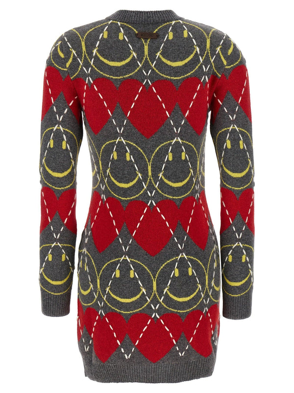 Moschino Moschino Smiley® Wool Dress