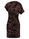 Ganni Ganni Brown Sequins Mini Dress