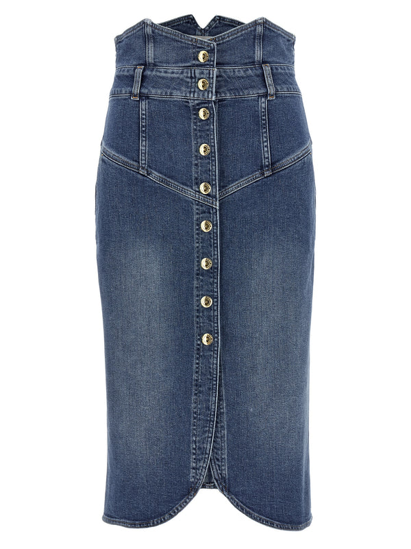 Elisabetta Franchi Elisabetta Franchi Denim Skirt