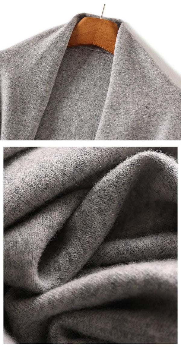 100% Wool Knitted Cape Shawl 100% Wool Knitted Cape Shawl