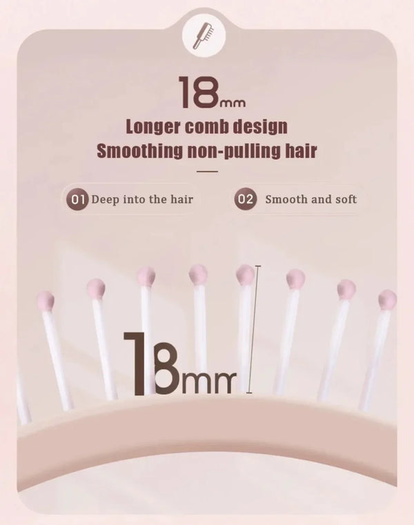 Wide Tooth Detangling Brush for Wet & Curly Hair Hair Brush