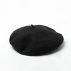 Unisex Wool Beret – Large Winter Hat black L 58-60cm Unisex Wool Beret – Large Winter Hat