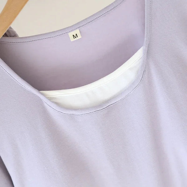 Women’s Cotton Pajama Set – Long Sleeve Two-Piece Spring & Autumn Nightwear Cotton Pajama Set