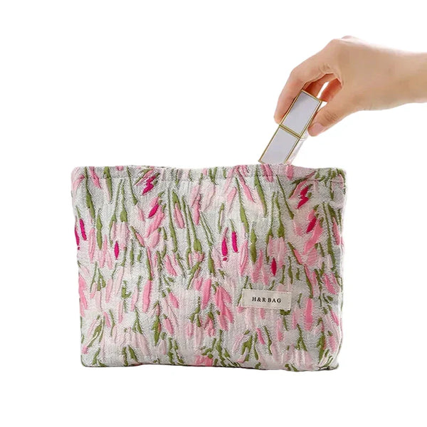 Floral Travel Cosmetic Bag Default Title Travel Cosmetic Bag