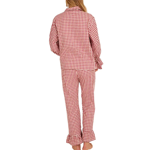 Women’s Plaid Long Sleeve Pajama Set Long Sleeve Pajama Set