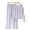 Women’s Cotton Pajama Set – Long Sleeve Two-Piece Spring & Autumn Nightwear Cotton Pajama Set